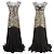 cheap Vintage Dresses-Roaring 20s 1920s Cocktail Dress Vintage Dress Flapper Dress Dress Prom Dress Christmas Party Dress Floor Length The Great Gatsby Charleston Women&#039;s Sequins Lace Halloween Wedding Party Wedding Guest