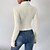 cheap Sweaters-Women&#039;s Pullover Sweater Jumper Jumper Crochet Knit Knitted Pure Color Turtleneck Stylish Soft Outdoor Daily Fall Winter Black White S M L