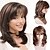 cheap City to Beach-Synthetic Wig Curly Minaj Layered Haircut Wig Long Medium Brown / Strawberry Blonde Synthetic Hair Women&#039;s Party Burgundy