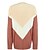 billige Sweaters-Dame Pullover genser Jumper Riflet Strikke Strikket Crew-hals Geometrisk utendørs Daglig Stilfull Fritid Vinter Høst Rosa Vin S M L