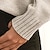 baratos Camisolas-Mulheres Pulôver suéter Decote V Crochê Tricotar Polyester Tricotado Outono Inverno Ao ar livre Diário Feriado à moda Casual Macia Manga Longa Cor imaculada Branco Cinzento S M L