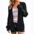 cheap Cardigans-Women&#039;s Cardigan Sweater Jumper Cable Knit Pocket Knitted Cowl Pure Color Outdoor Daily Stylish Casual Winter Fall Black Pink S M L