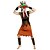 abordables Cosplay de Animes-Cosplay Indios Unisexo Disfraces de Parejas Cosplay de película Cosplay Fiesta de disfraces Marrón Víspera de Todos los Santos Carnaval Mascarada Disfraz Poliéster
