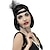 preiswerte Vintage-Kleider-Brüllen 20s 1920s Vintage inspiriert Handschuhe Halskette Flapper Stirnband Zubehör-Set Der große Gatsby Charleston Damen Feder Party Abiball Handschuhe