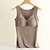 billige Tank Tops-Dame Tanktop Camis Sort Rød Brun Vanlig Afslappet Uden ærmer V-hals Basale Fleece Normal Fleecefor XL