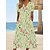 cheap Super Sale-Women&#039;s Midi Shift Dress with Floral Print