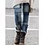 cheap Graphic Chic-Women&#039;s Fleece Pants Polyester Color Block Blue Fashion Full Length Casual Daily