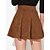 abordables Skirts-Mujer Falda Columpio Pana Mini Negro Fucsia Color Caquí Beige Faldas Carnaval Reunión de Antiguos Alumnos Moda S M L
