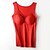 abordables Débardeurs-Débardeur Camisoles Femme Noir Rouge Marron Plein Casual Sans Manches Col V basique Polaire Normal Standard Doublure Polaire XL