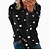 cheap Women&#039;s Hoodies &amp; Sweatshirts-Women&#039;s Stars Daily Print Winter Spring &amp;  Fall Fall &amp; Winter