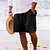 cheap Shorts-Chic Men's Linen Cotton Blend Summer Shorts
