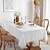 abordables Mantelería-Mantel de arte nórdico de bambú anudado de lino con borla mantel mesa de té y café para mesa de comedor decoración de la habitación del hogar