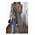 preiswerte Women&#039;s Coats &amp; Jackets-Damen Blazer Sakko Feste Farbe Tasche Schick &amp; Modern Langarm Mantel Frühling Herbst Casual Öffnung vorne Standard Jacken Wein