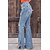 billige Cotton &amp; Linen-Dame Jeans Distressed Jeans Denimstof Blå Mode Sidelommer Delt Gade Afslappet Fuld længde Mikroelastisk Vanlig Komfort S M L XL 2XL