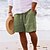 cheap Shorts-Chic Men's Linen Cotton Blend Summer Shorts