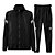 cheap Running &amp; Jogging Clothing-Men&#039;s 2 Piece Tracksuit Sweatsuit Street Long Sleeve Winter Thermal Warm Breathable Soft Fitness Gym Workout Running Sportswear Activewear Color Block Light gray (HT026) White Black / Hoodie / Casual