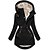 cheap Down&amp; Parkas-Winter Warm Parka Jacket for Women Casual Street Style