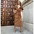 preiswerte Skirts-Damen Rock Arbeitsröcke Kunstleder Midi Braun Röcke Gespleisst Büro / Geschäftlich Täglich Modisch S M L