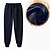 economico Sweatpants-Per uomo Pantaloni in pile Pantaloni della tuta Jogging Pareggiatore Pantaloni invernali Tasche laterali Vita elastica Vello Tinta unica Comfort Caldo Giornaliero Informale blu navy Aalbicocca