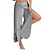 abordables Super Sale-Mujer Fresco Poliéster Letra Negro Blanco Básico Media cintura Yoga Casual Verano Primavera &amp; Otoño