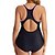 cheap One-Pieces-Women&#039;s Swimwear One Piece Monokini Bathing Suits Normal Swimsuit Gradient Color Tummy Control Open Back Printing High Waisted Blue Red Gray Scoop Neck Bathing Suits Vacation Fashion Sports