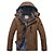 abordables Vestes molletonnées, polaires et de randonnée-Homme Veste de ski Veste de Randonnée Imperméable Veste de Pluie L&#039;hiver Extérieur Chaud Etanche Coupe Vent Respirable Veste Hiver Trench Top Marron foncé Un jean bleu Noir Vert Vert foncé