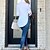 economico Tops &amp; Blouses-Per donna Blusa Camicia Verde Giallo Bianco Pulsante Liscio Ufficio Manica lunga Colletto Streetwear Standard S