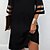 cheap Casual Dresses-Elegant Black Shift Mini Dress for Women