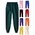 baratos Sweatpants-Homens Calças de lã Calças Esportivas Corredores Corredor Calças de inverno Bolsos laterais Cintura elástica Tosão Côr Sólida Conforto Quente Diário Casual Azul marinho Adamascado