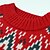 billige Sweaters-kvinders grimme julesweater pullover sweater sweater rullekrave ribstrikket strik akryl strikket efterår vinter juleferie stilfuld afslappet blød langærmet geometrisk rød beige s m l
