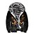 preiswerte Hoodies-Herren Unisex Grafik-Drucke Totenkopf Motiv Kapuzenshirt mit durchgehendem Reißverschluss Jacke Mit Kapuze Reißverschluss Bedruckt 3D-Druck Täglich Sport Alltag Designer Kapuzenpullover Sweatshirts