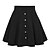 cheap Skirts-Women&#039;s Skirt Swing Corduroy Mini Black Fuchsia khaki Beige Skirts Carnival Homecoming Fashion S M L
