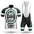 abordables Ropa de ciclismo-21Grams Hombre Manga Corta Maillot de ciclismo con culotte corto con tirantes Conjunto de camiseta de ciclismo MTB Bicicleta Montaña Ciclismo Carretera Verde Azul Real Cerveza Oktoberfest Bicicleta