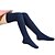 abordables Super Sale-Femme Bas Chaussettes à sertir à hauteur de cuisse Collants Chaud Tricot Elastique Casual Quotidien Mode Bleu marine Noir Gris foncé Taille unique