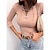 cheap T-Shirts-Women&#039;s T shirt Tee Black Pink Beige Plain Casual Long Sleeve V Neck Basic Regular Skinny S