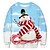 abordables Cosplay &amp; Costumes-Pull de Noël Sweat 3D Pour Couple Homme Femme Adulte Impression 3D Soirée Vacances