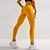 cheap Yoga Pants &amp; Bloomers-Women&#039;s Yoga Pants Tummy Control Butt Lift Seamless Jacquard Yoga Fitness Gym Workout High Waist Tights Bottoms Yellow Winter Spandex Sports Activewear Skinny High Elasticity
