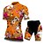 cheap Cycling Clothing-21Grams® Women&#039;s Cycling Jersey with Shorts Short Sleeve Mountain Bike MTB Road Bike Cycling Black Green Yellow Floral Botanical Bike Spandex Polyester Clothing Suit 3D Pad Breathable Quick Dry
