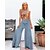 cheap Pants-Explosive style casual summer women&#039;s clothing tied rope fashion with loose wide-leg pants drape big flared women&#039;s pants