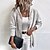 cheap Cardigans-Women&#039;s Cardigan Sweater Hooded Ribbed Knit Polyester Zipper Knitted Fall Winter Outdoor Daily Going out Stylish Casual Soft Long Sleeve Pure Color Pink Khaki Beige S M L
