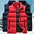 cheap Outdoor Clothing-Men&#039;s Sleeveless Hiking Down Jacket Quilted Puffer Vest Hiking Fleece Vest Winter Jacket Coat Top Outdoor Winter Thermal Warm Breathable Lightweight Sweat wicking Down Black Blue Red Skiing Hunting