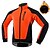 cheap Cycling Clothing-Arsuxeo Men&#039;s Cycling Jacket Winter Fleece Spandex Bike Windbreaker Winter Fleece Jacket Pants Fleece Lining Sports Red / Blue / Orange Mountain Bike MTB Clothing Apparel Regular Fit Bike Wear