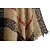 abordables Cardigans-Chemise Haussements d&#039;épaules Ponchos Capes Femme Noir Kaki Rouge Franges Crochet Plaid Casual manche longue Col Haut Ponchos Capes Longue Standard Taille unique