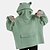 cheap Hoodies &amp; Sweatshirts-Cute Frog Eyes Women&#039;s Oversized Hoodie Black