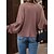 cheap Tops &amp; Blouses-Women&#039;s Sweatshirt Pullover Basic Coffee Solid Color Street Long Sleeve Round Neck