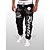 cheap Running &amp; Jogging Clothing-Men&#039;s Street Sweatpants Joggers Track Pants Bottoms Harem Drawstring Fitness Gym Workout Running Active Training Jogging Plus Size Breathable Soft Sport Graffiti Gray Red Black White Black Red Black