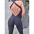 abordables Yoga Sets-Mujer Tracksuit Mono de Fitness Pijama Mono Espalda cruzada Leggings Body Rómper Color sólido Negro Blanco Yoga Aptitud física Entrenamiento de gimnasio Licra Control de barriga Estiramiento de 4