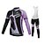 cheap Cycling Clothing-Men&#039;s Long Sleeve Cycling Jersey with Bib Tights Mountain Bike MTB Road Bike Cycling Winter Green Yellow Lavender British Bike Lycra Jersey Bib Tights Clothing Suit 3D Pad Breathable Quick Dry Back