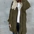 cheap Super Sale-Women&#039;s Blouse Plush Basic Sports Solid / Plain Color Hooded Winter Thick dark brown ArmyGreen Black Pink Blue