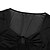 cheap Tops &amp; Blouses-Women&#039;s Bodysuit Black Lace up Mesh Plain Beach Long Sleeve V Neck Sexy S